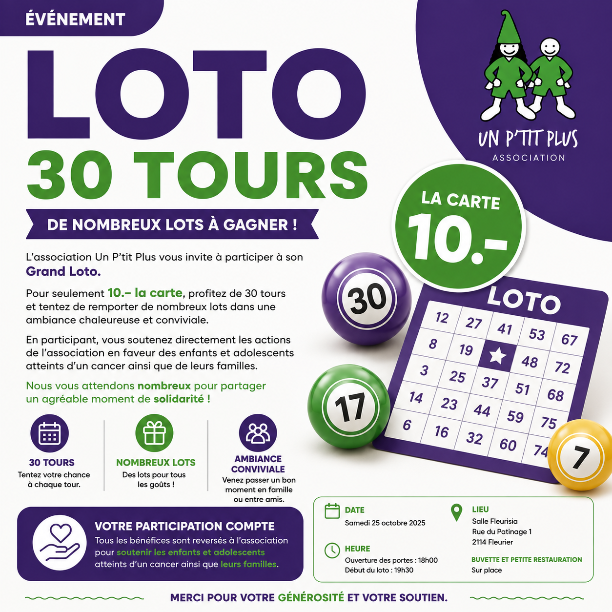 Grand Loto – 30 tours